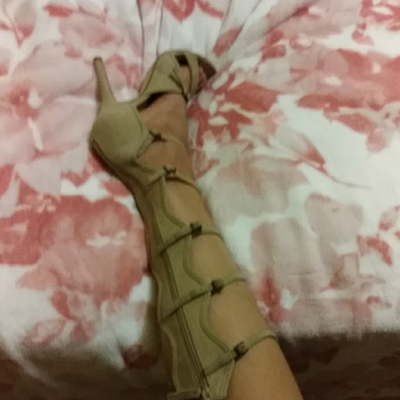 Aldo Shoes - Aldo tan gladiator heels